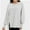 Gray, variant on Womens Oversized Crewneck Long Sleeve Shirts Pullover Sweatshirts