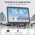 thumbnail image 2 of Combo portátil de TV y reproductor de DVD BOIFUN de 17,5 pulgadas con alta definición de 15,6 pulgadas, 2 of 9