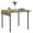 Natural Wood, variant on HOMCOM Folding Dining Table, Drop Leaf Table for Small Space, Grey