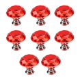 thumbnail image 1 of 8pcs Crystal Knobs For Furniture Easy-to-install Wide Range Of Applications Kitchen Cabinet Handle, 1 of 6