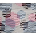 thumbnail image 4 of oneOone Polyester Lycra Dark Chocolate Fabric Triangle & Hexagon Geometric Dress Material Fabric Print Fabric By The Yard 56 Inch Wide, 4 of 4