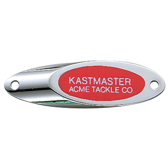 Acme Kastmaster Lure with Flash Tape, Chrome, 3/8-Ounce