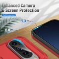 thumbnail image 5 of KOMI Designed for Google Pixel 9 Pro, Military Grade Drop-Proof Shockproof Anti-Scratch Case,Slim Fit Strong and Durable Phone Protection Cover for Google Pixel 9 Pro, Red+Black, 5 of 5
