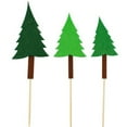 thumbnail image 1 of Coxeer Cake Topper Set Felt Plant Cute Cake Pick Cupcake Decoration Stick for Birthday, 1 of 10