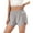 Gray, variant on BadPiggies Women's Quick-Dry Running Shorts Elastic High Waisted Athletic Shorts Pants Sporty Workout Shorts with Zipper Pocket (L, Gray)