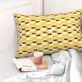 thumbnail image 4 of Salouo Cute Duck With Black Glasses Pattern Pillow Cases,1PC Pillow Covers with Envelope Closure Decorative Pillow Case for Bed Couch,Pillows Not Included-14"x20", 4 of 6