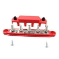 thumbnail image 3 of Bloque de distribución de energía de barra colectora genérica profesional de 48 V y 300 A con terminal de 5 pernos M10 rojo, 3 of 8