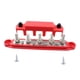 thumbnail image 3 of Bloque de distribución de energía de barra colectora genérica a prueba de polvo de 5 pernos con terminal de cubierta M10 rojo, 3 of 8