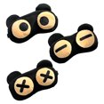 thumbnail image 2 of Dengjunhu 3Pcs Sleep Eye Mask - Soft Blindfolds Sleeping Mask, Cute Big Eye Cover Eye Shade for Kids Girls Men Women Plane Travel Nap Night Sleeping, 2 of 7