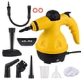 thumbnail image 1 of IRUEJFSR maquina de vapor para limpieza, vapor de alta presion de 3,5 Bar, 1050 W, tanque de agua de 350 ml, adecuada para alfombras y tapicería, sillones, cocinas, muebles, baños, auto, pisos, etc., 1 of 5