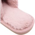 thumbnail image 4 of Zapatillas AONEGOLD para mujer, pantuflas de felpa esponjosas y cálidas para invierno, zapatillas ligeras para interior del hogar, zapatillas planas cómodas antideslizantes, 4 of 5
