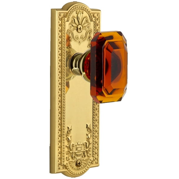 Grandeur Parbca_Prv_238 Parthenon Solid Brass Privacy Set - Brass