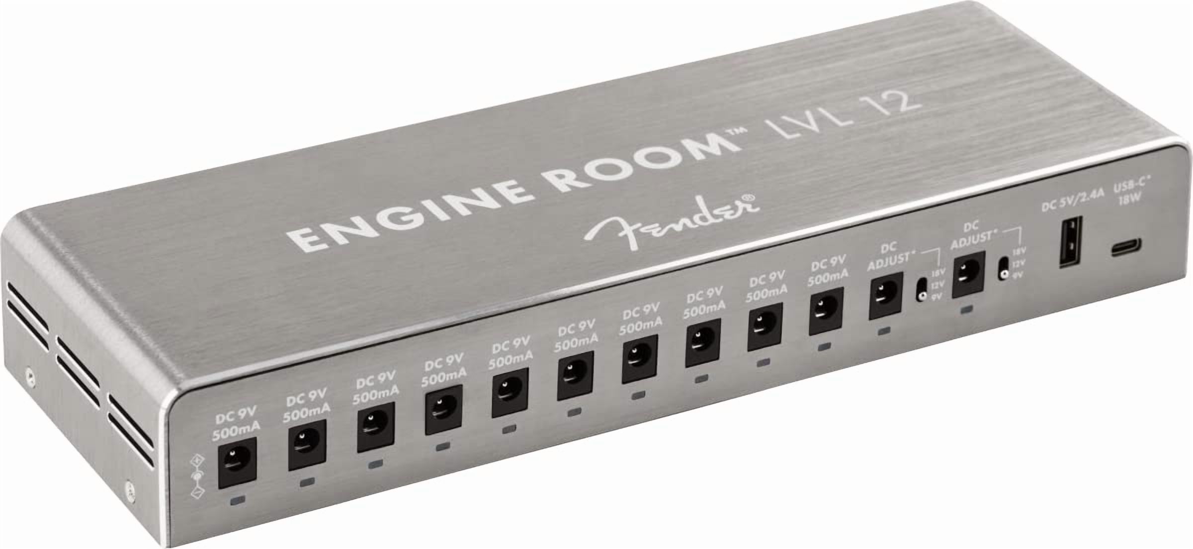 Fender Engine Room LVL12 Power Supply w/ Instrument Cable
