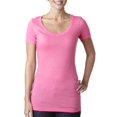 thumbnail image 1 of N3530 NL 3530 CAMISETA DE MUJER CON CUELLO EN U NEÃN HTHR ROSA S Siguiente nivel N3530, 1 of 1