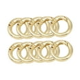 thumbnail image 5 of 10Pcs Durable Carabiner Snap Clips Organizing Accessory Buckles Connector Clasp hook Clamp for Keychain Handbag , Aureate, 5 of 8