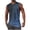 Dark Blue, variant on Mens Vests Tops Sleeveless Tshirt Men Tank Top Summer Round Neck Hawaiian Printed Beach Vest for Holiday Gym Hot Pink M