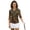 Autumn Leaf Pattern, variant on Autumn Leaf Pattern Golf Top Breathable with Quarter Zip Zip Up Collar Women's Golf Polo Shirts for Tennis Sports Outdoor Competitions Outdoor Sports