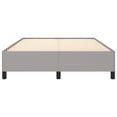 thumbnail image 6 of vidaXL Full Bed Frame, Fabric Upholstered Platform Bed Frame, Light Gray, No Mattress, 6 of 9