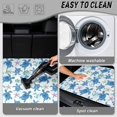 thumbnail image 5 of Qpednta Universal Trunk Liner 29"x39" All Weather Blue Turtle Cargo Mat, Non-Slip Polyester Carpet Machine Washable Dustproof Sand Mud Resistant Vehicle Interior Accessory Fits SUV Sedan Truck, 5 of 6