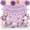Dusty Purple, variant on Burgundy Birthday Decorations For Women  Pink Rose Sand Metallic Printed Balloons Butterfly Stickers Fringe Curtain Happy Banner Circle Dot Paper Pompom Party Supplies