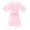 Rose Gold, variant on Kids Boys Girls Silk Satin Hooded Bathrobe Kimono Robes Nightgown Sleepwear Clothes Size 6-7 Years