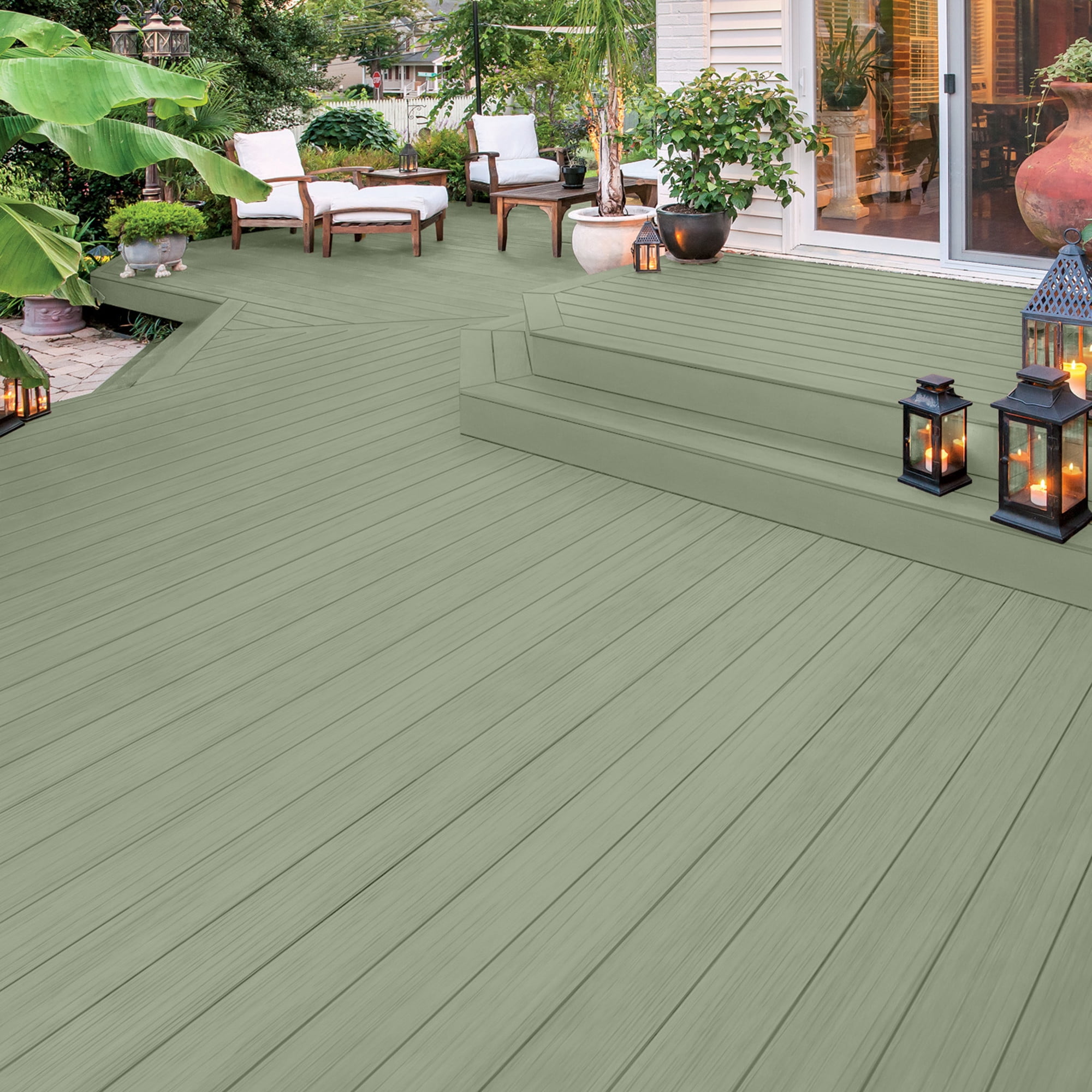 Olympic Maximum 5 Gallons SC-1076 Silver Lining Solid Color Exterior Stain and Sealer in One