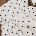 thumbnail image 6 of Franhais Baby Girl's Summer Outfits Romper Backless Ruffle Bodysuit Jumpsuit with Bowknot Headband, 6 of 8