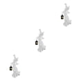 thumbnail image 4 of QualitChoice Sculpture de Fantômes d'Halloween Effrayants - Adaptée pour la Décoration Intérieure et Extérieure Résine Unique Blanc 3Set, 4 of 6