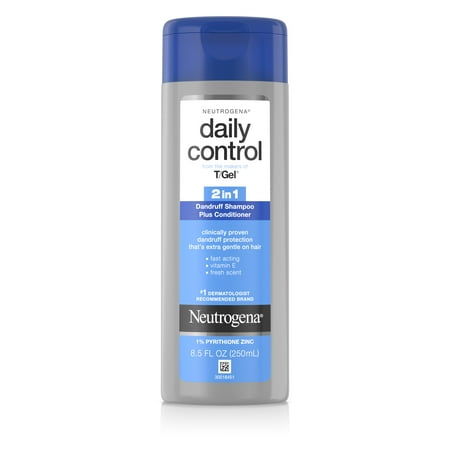 Dandruff Shampoo - Neutrogena T/Gel 2-In-1 Dandruff Shampoo Plus Conditioner, 8.5 oz