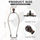 thumbnail image 2 of Uxcell 1 Set 10"  Lamp Shade Harp Holder, Heavy Duty Detachable Lampshade Brackets with 1.46" Height Solid Metal Finial Shade Holder for Table and Floor Lamps, Bronze/Brown, 2 of 7