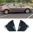 thumbnail image 6 of Side Quarter Window Vent Louver Shutter Cover For HONDA Civic Carbon Fiber Look, 6 of 6