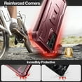 thumbnail image 2 of Dexnor for Samsung Galaxy S21+ Plus Case, [Built in Screen Protector and Kickstand] Heavy Duty Military Grade Protection Shockproof Protective Cover for Samsung Galaxy S21 Plus 5G, 6.7 inch Red, 2 of 6