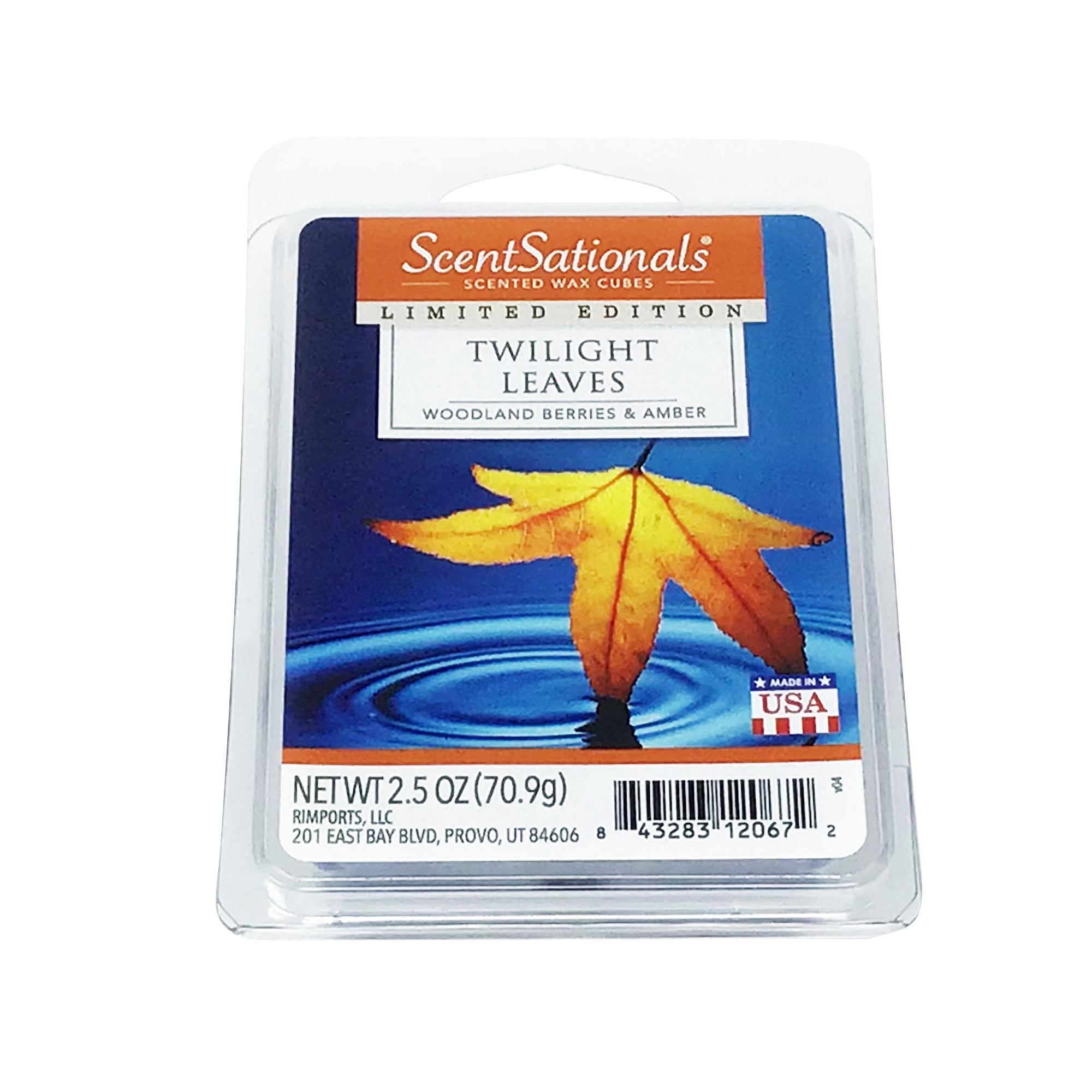 Twilight Leaves Scented Wax Melts, ScentSationals, 2.5 oz (1 Pack)