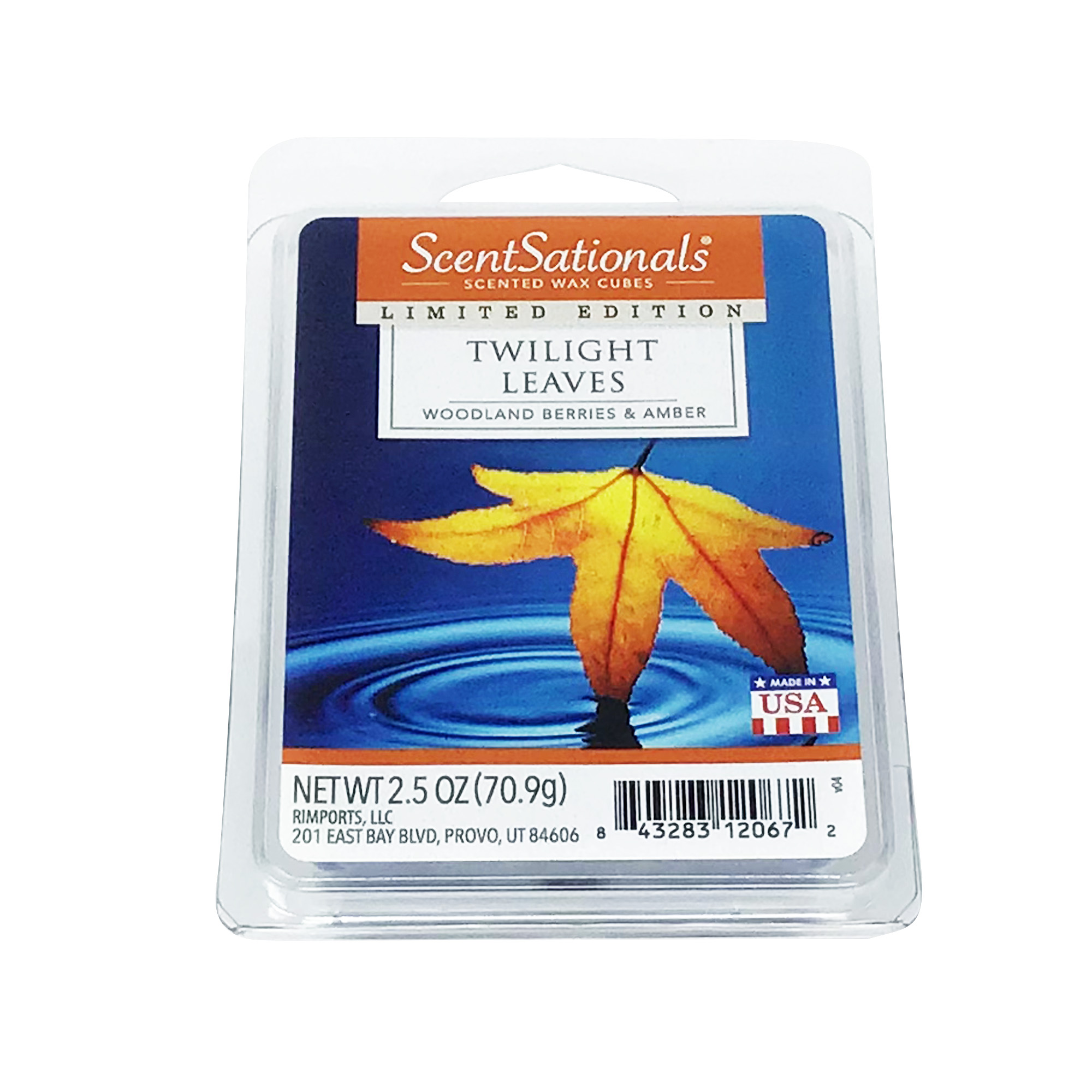 Twilight Leaves Scented Wax Melts, ScentSationals, 2.5 oz (1 Pack) 