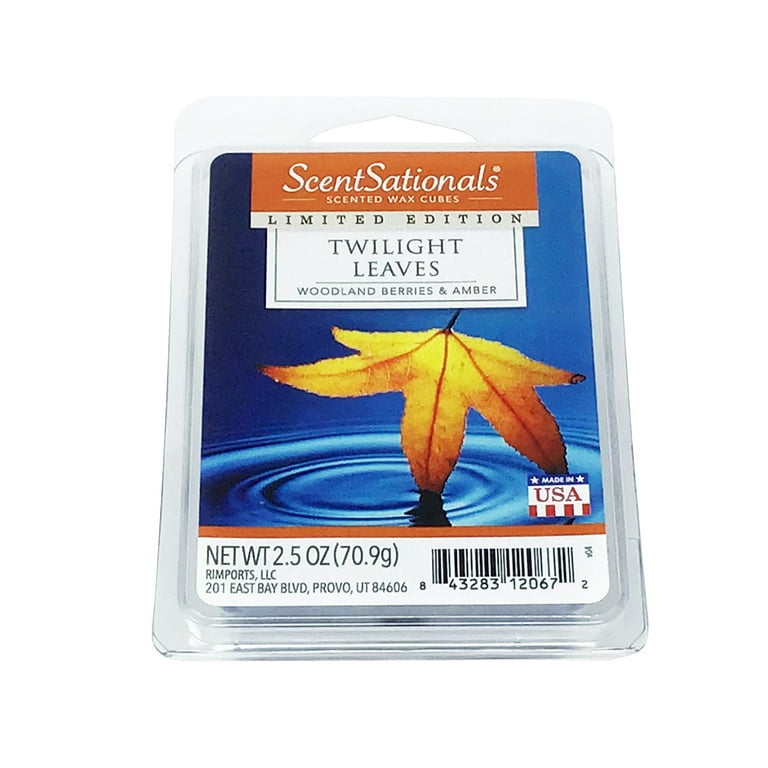 Twilight Leaves Scented Wax Melts, ScentSationals, 2.5 oz (1 Pack) 
