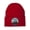 Red, variant on Top Headwear Courage With Mountains Patch Cuffed Beanie - Black