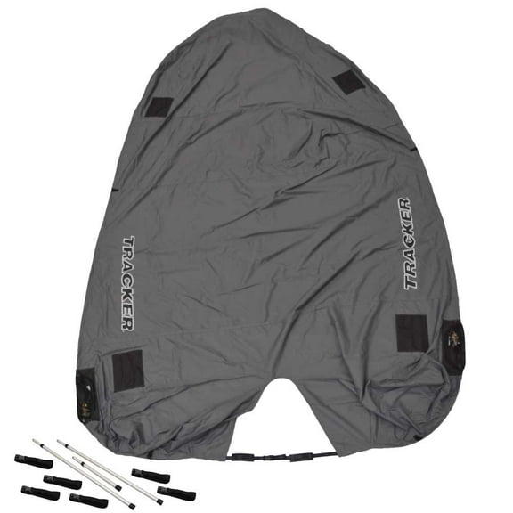 Tracker Boat Travel Cover 163195 | Pro Guide V 16 Charcoal Dowco