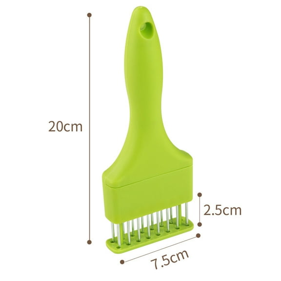 Home use broken tendon tender meat needle, pork chop, chicken cutlet, loose meat needle, meat hammer, steak puncture device, pigskin insertion green