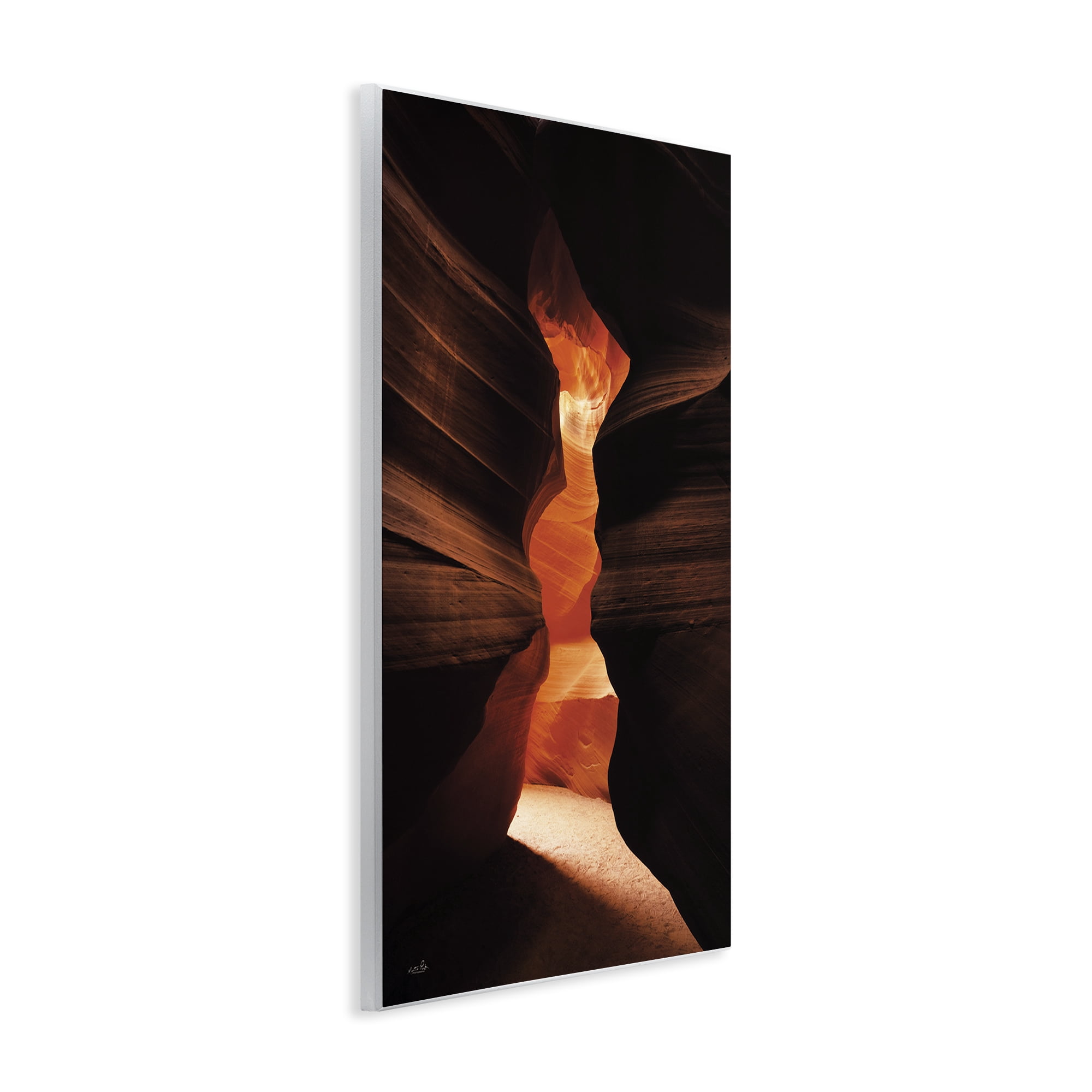 Stupell Industries Sunlit Canyon Cave Landscape Photography Unframed Art Print Wall Art, 10 x 15