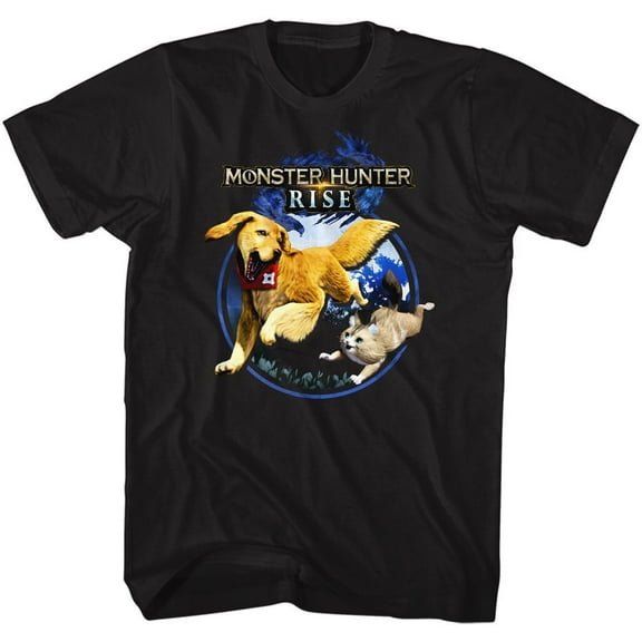 Monster Hunter Pair of Pals Black T-Shirt