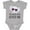 AC-Heather Grey, variant on Inktastic Elephant My Great Aunt Loves Me Boys or Girls Baby Bodysuit