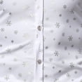 thumbnail image 4 of SwiftWear Men's Snowflake Shiny Shirt Luxury Trendy Printed Button Down Shirt Classic Fit Long Sleeve Business Clothes White M, 4 of 6