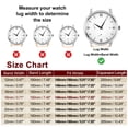 thumbnail image 2 of Uxcell Stainless Steel Watch Bands 18mm Double Pressing Butterfly Clasp Metal Solid Steel Chain Watch Strap, Silver Gold, 2 of 7