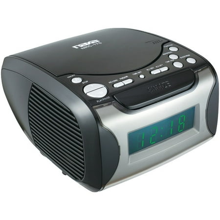 Naxa NRC175 Digital Alarm Clock Radio & CD Player (Best Cd Clock Radio)