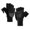 Black, variant on UJNDER Men Winter Outdoor Cycling Thicken -screen Flip Fingerless Gloves for Cold Weather Sports Black M