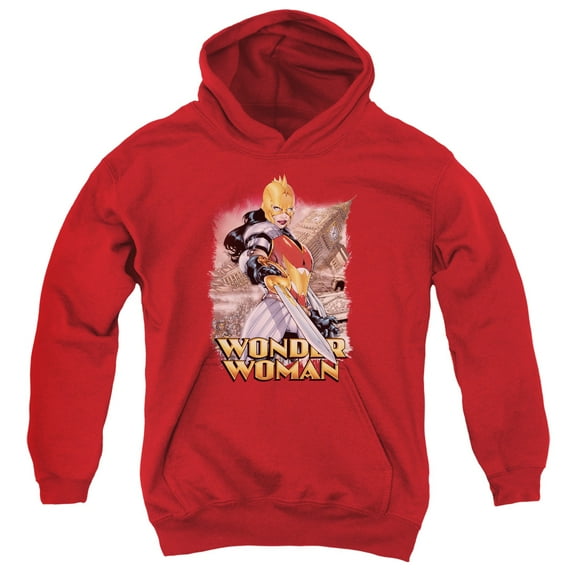 Jla - Wonder Woman - Youth Hooded Sweatshirt - Small