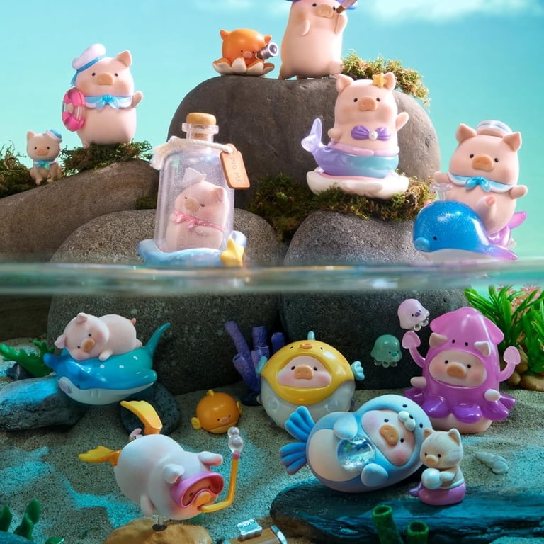 Lulu The Piggy Ocean series 1PC Cute Pig Blind Box Figures