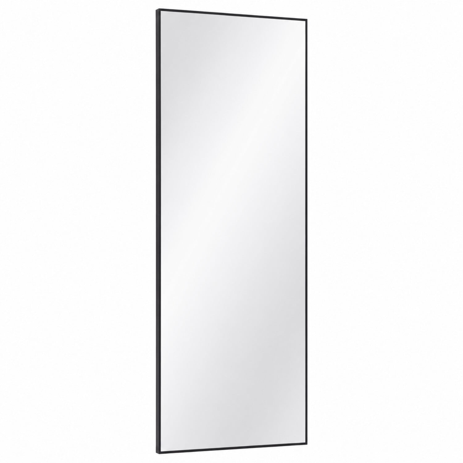 Easy4Home 58"x14" Rectangular Full Length Mirror Freestading Full Body Floor Mirror, Black