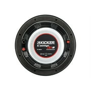 Kicker 8 Inch Dual 600 Watt CompRT 2 Ohm Shallow Slim Car Subwoofer | 43CWRT82