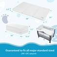 Blorly Trifold Pack and Play Mattress for Crib & Toddlers with